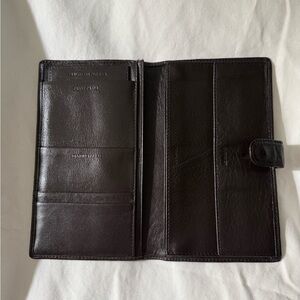 Leather Vintage Passport Travel Wallet